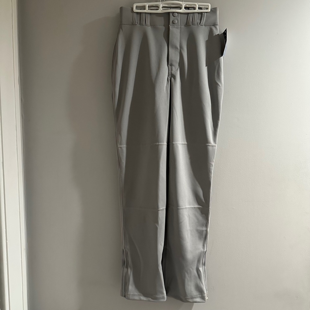 Champro Triple Crown Baseball Pants‎ Men Adult Small Grey NEW Open Bottom